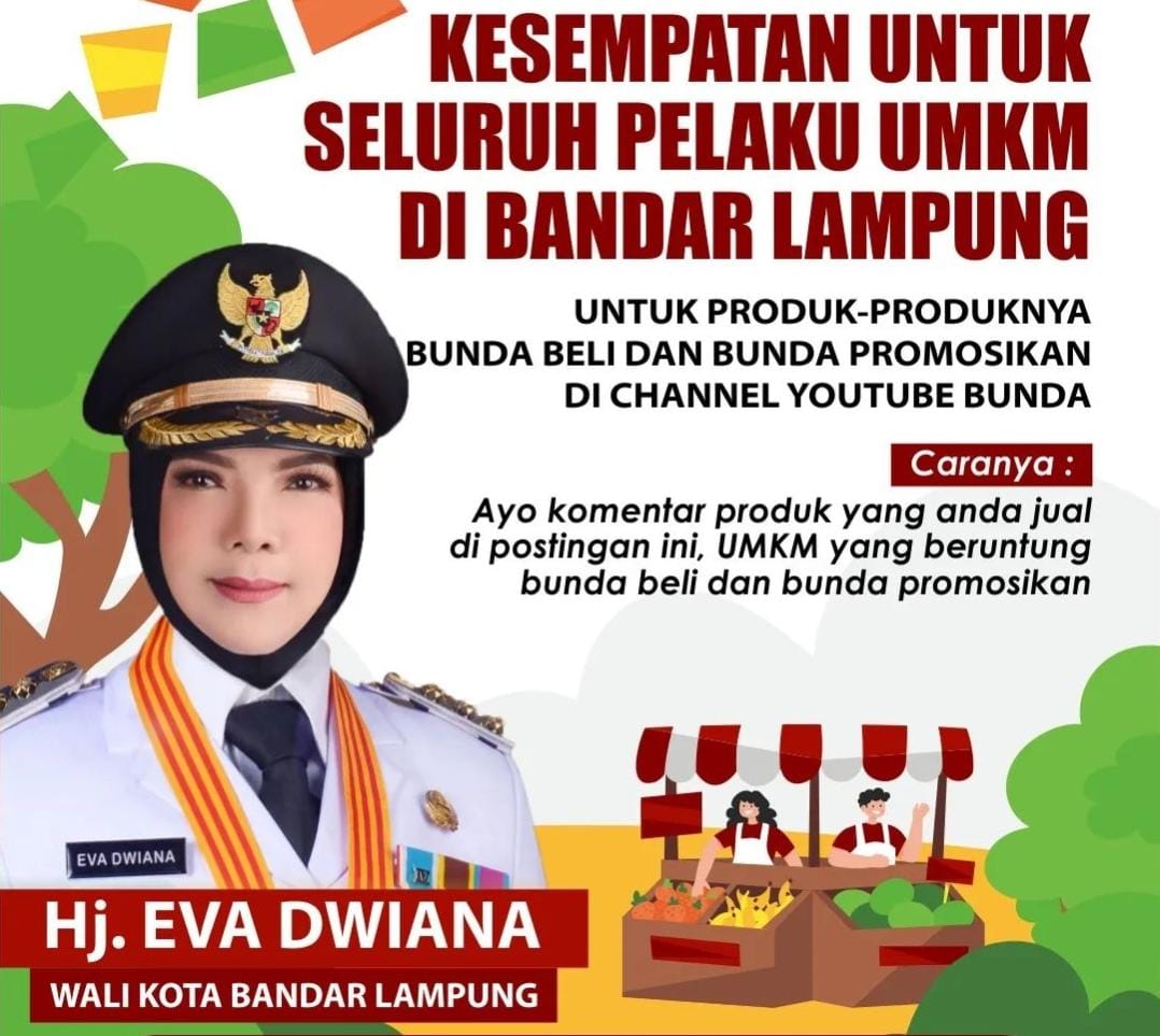 Eva Dwiana Tawarkan Beli dan Promosikan Produk UMKM Bandar Lampung