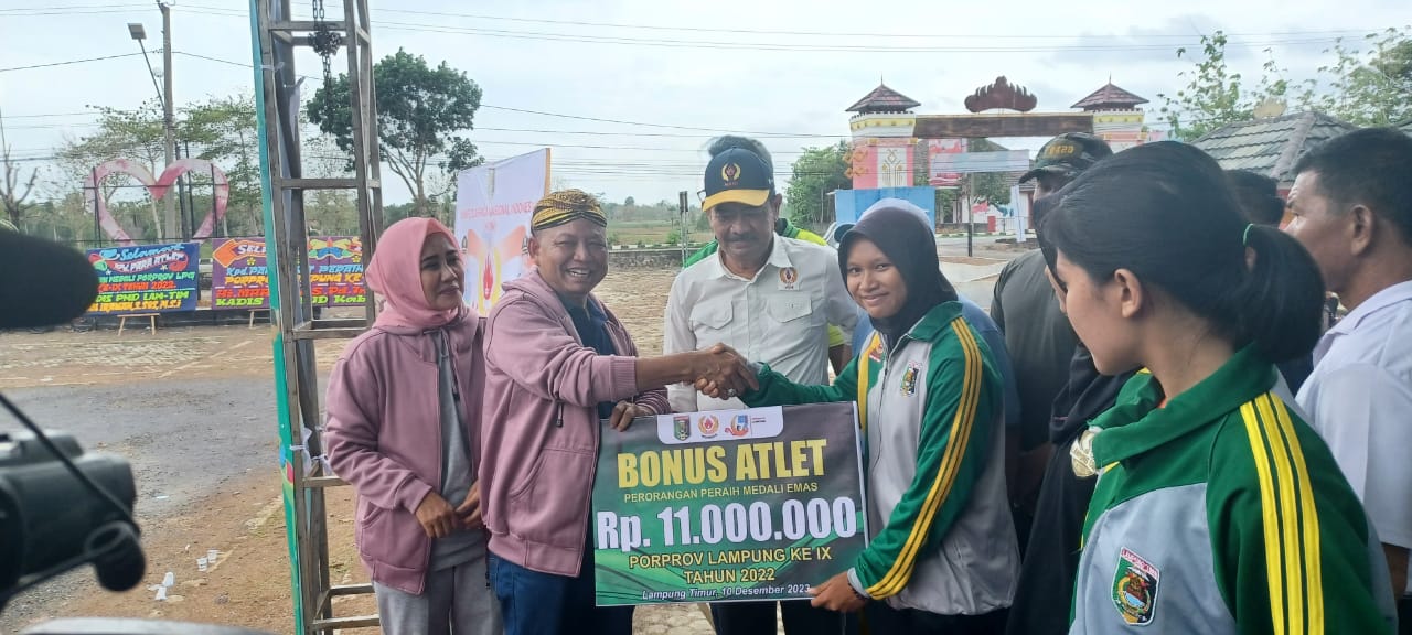 Alhamdulillah, Atlit Lampung Timur Peraih Medali Porprov Terima Bonus, Segini Jumlahnya