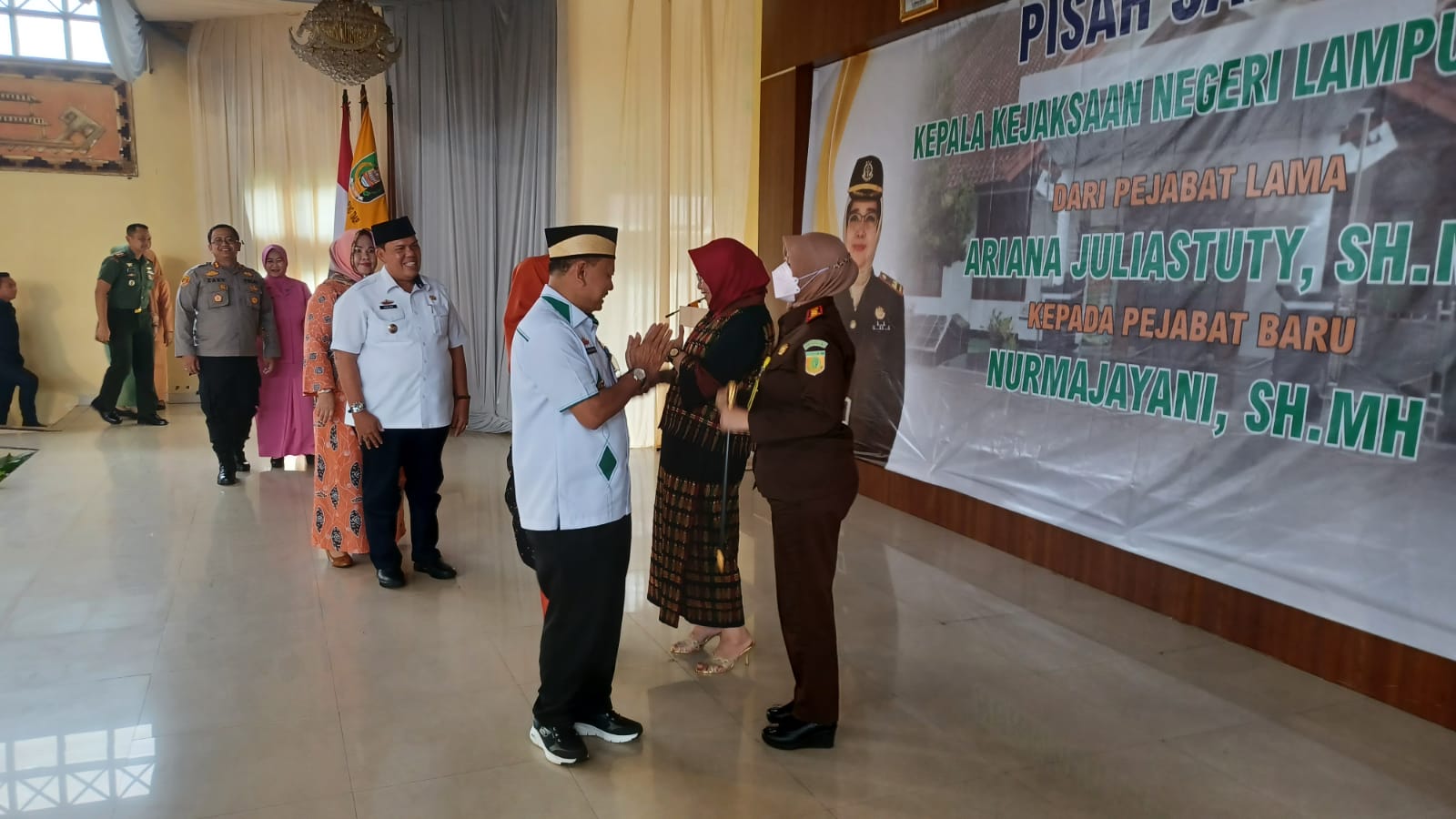 Momen Pisah Sambut Kajari, Bupati Lampung Timur Sebut Penegakan Hukum Bukan Hal yang Mudah