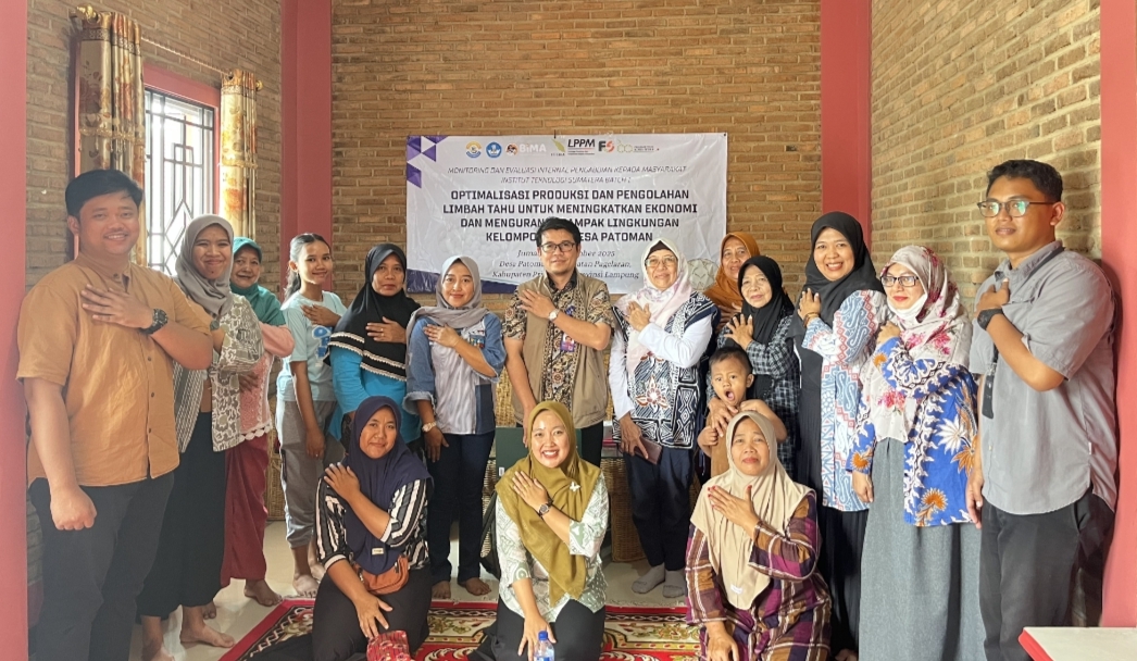 Dosen ITERA Dampingi Kelompok PKK Desa Patoman, Tingkatkan Produksi Tahu dan Olah Limbah Jadi Bernilai Ekonomi