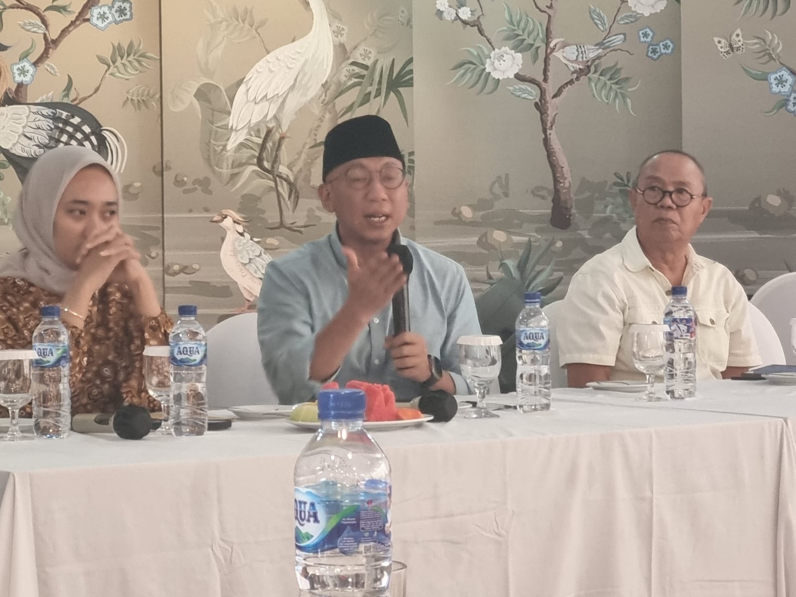 RMD-Jihan Minta Masukan ke Media di Lampung 