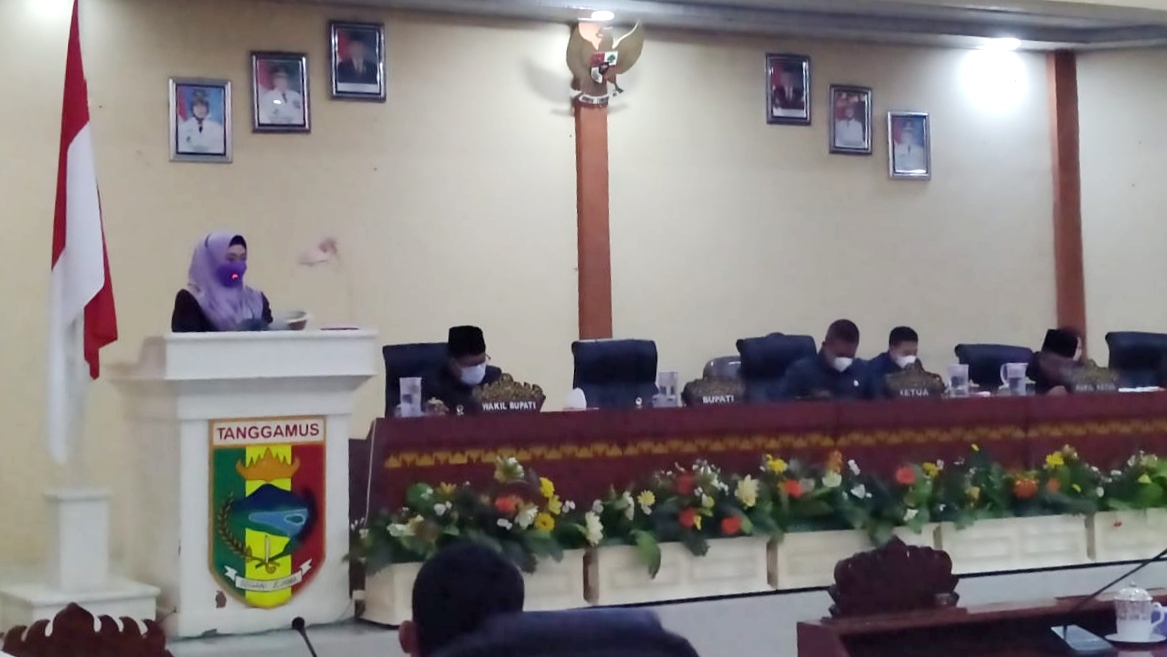 Bupati Tanggamus Sampaikan RAPBD Perubahan Tahun 2022