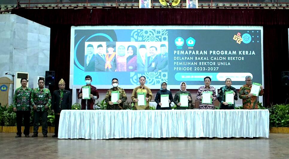 Paparan Visi Misi di GSG, Bacarek Ditanya Cara Memulihkan Nama Universitas Lampung Hingga Senyuman Pemimpin 