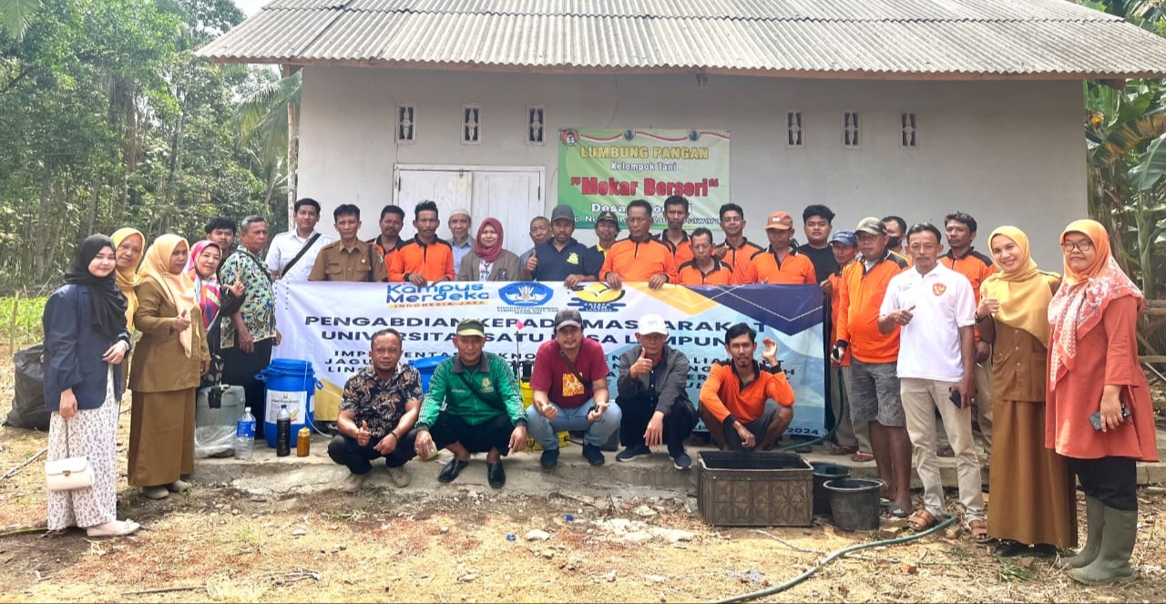 Fakultas Teknologi Pertanian Universitas Satu Nusa Lampung-LPPM Gelar Pengabdian Masyarakat di Pesawaran 