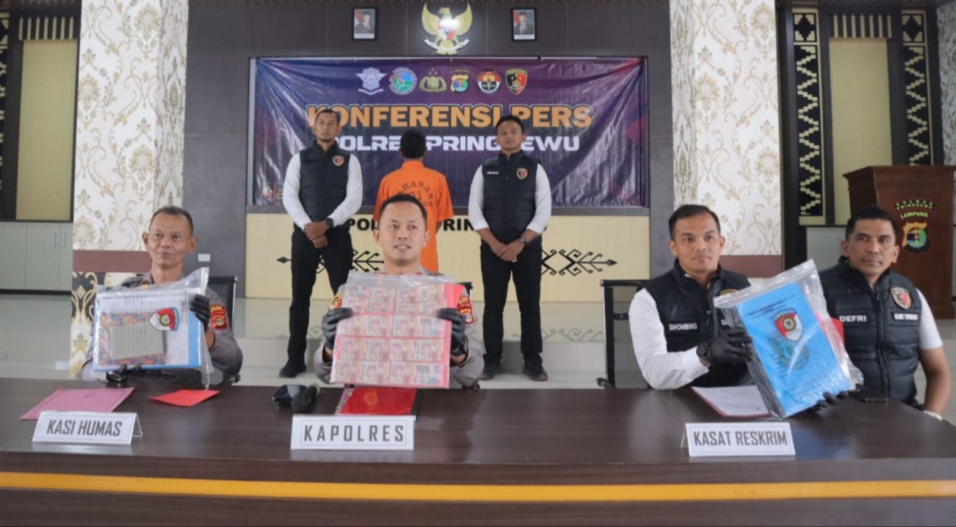 Oknum Kepala Pekon di Pringsewu Lampung Jadi Tersangka Dugaan Korupsi APBDes 