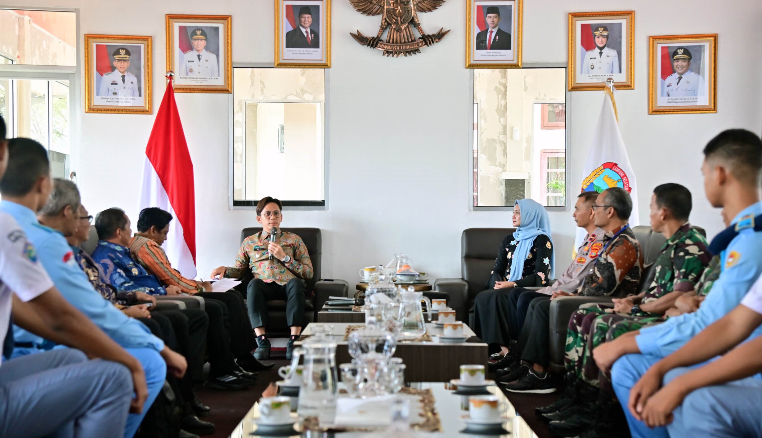 Bupati Egi Beri Semangat Calon Paskibraka Lamsel untuk Seleksi Provinsi