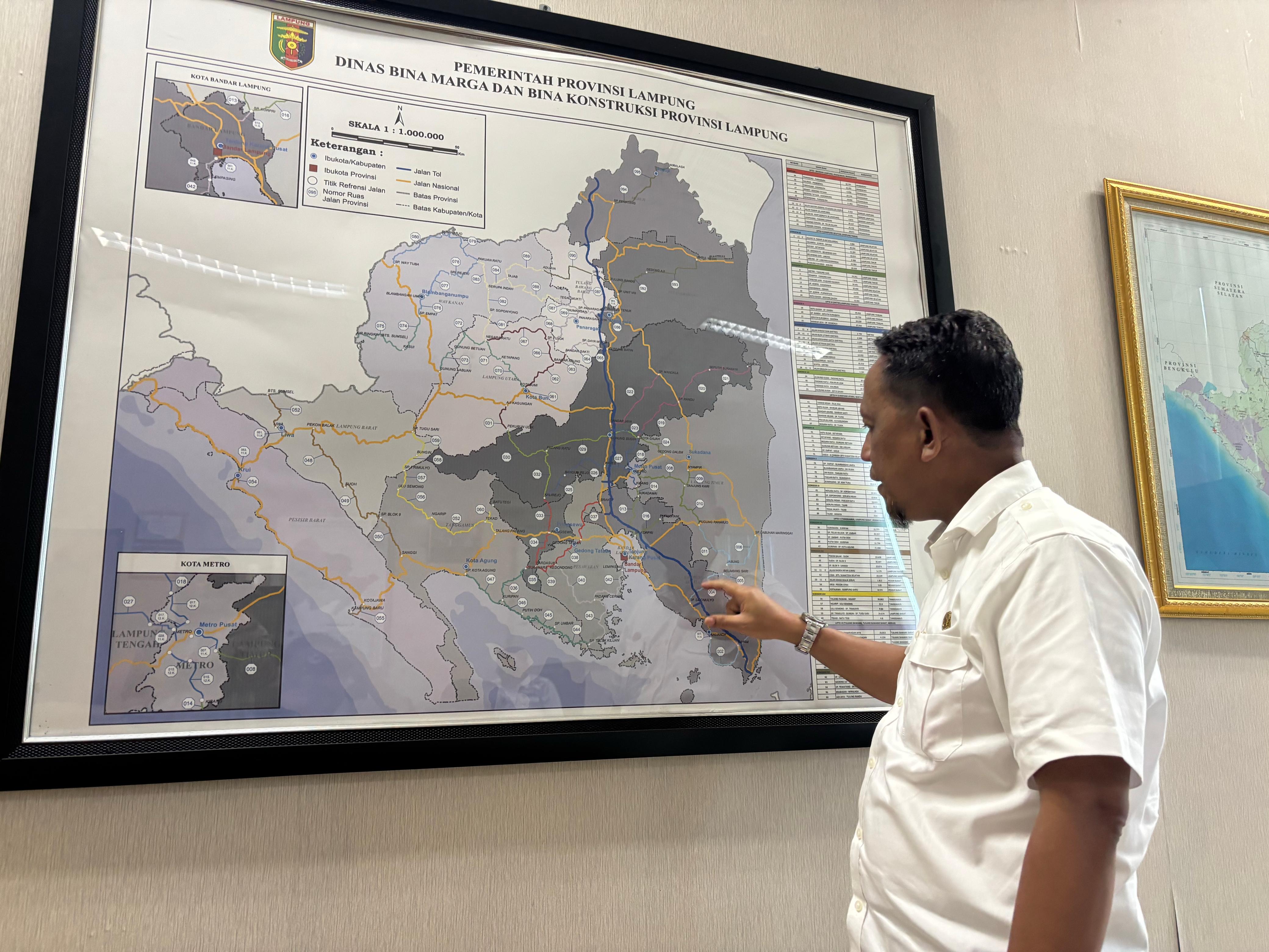 Pemprov Lampung Gelontorkan Rp1,25 Triliun, 62 Ruas Jalan dan 24 Jembatan Dikebut 2026