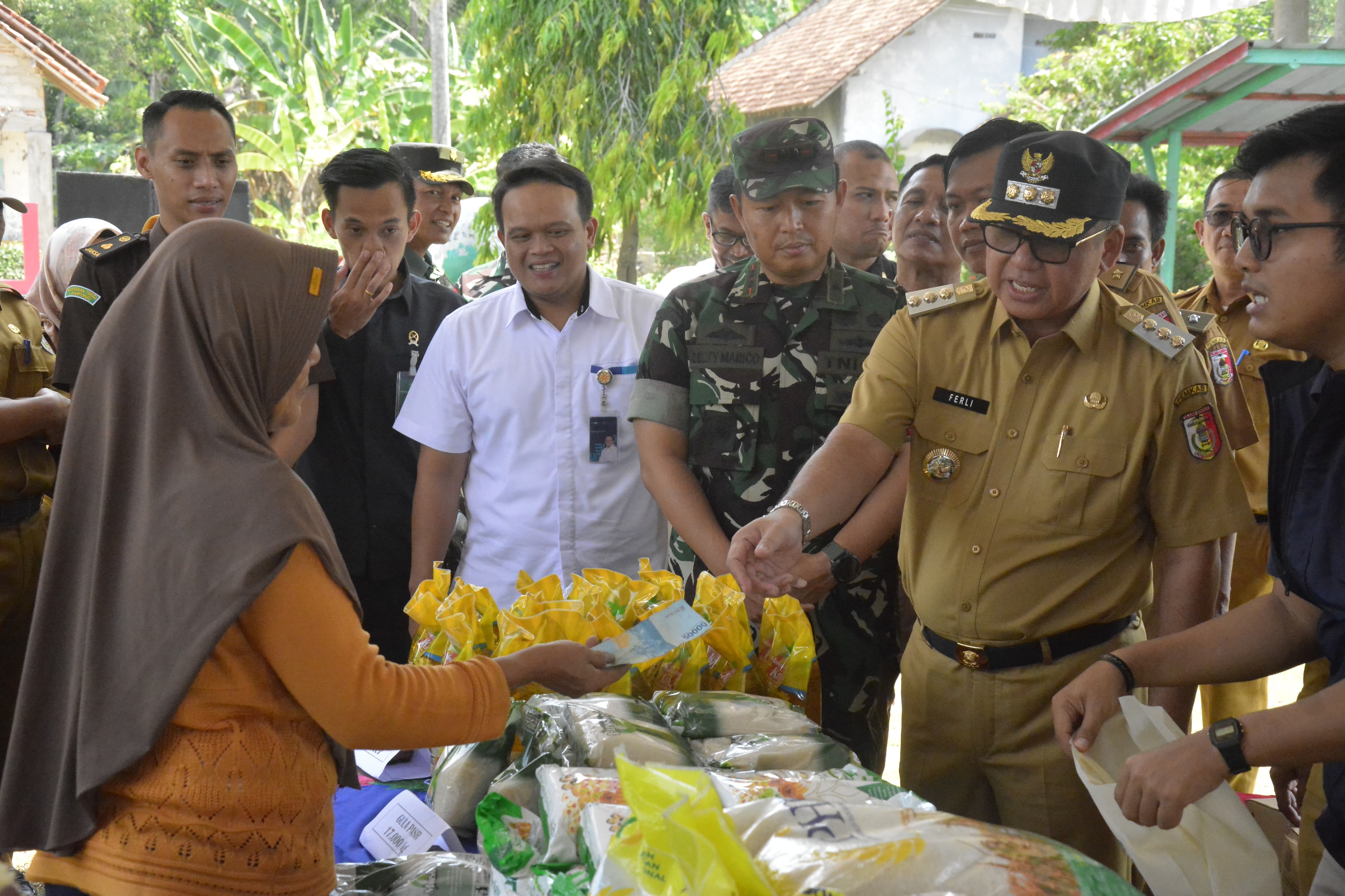 Kendalikan Inflasi Daerah, Bahan Pangan di Tulang Bawang Dijual Dengan Harga Miring