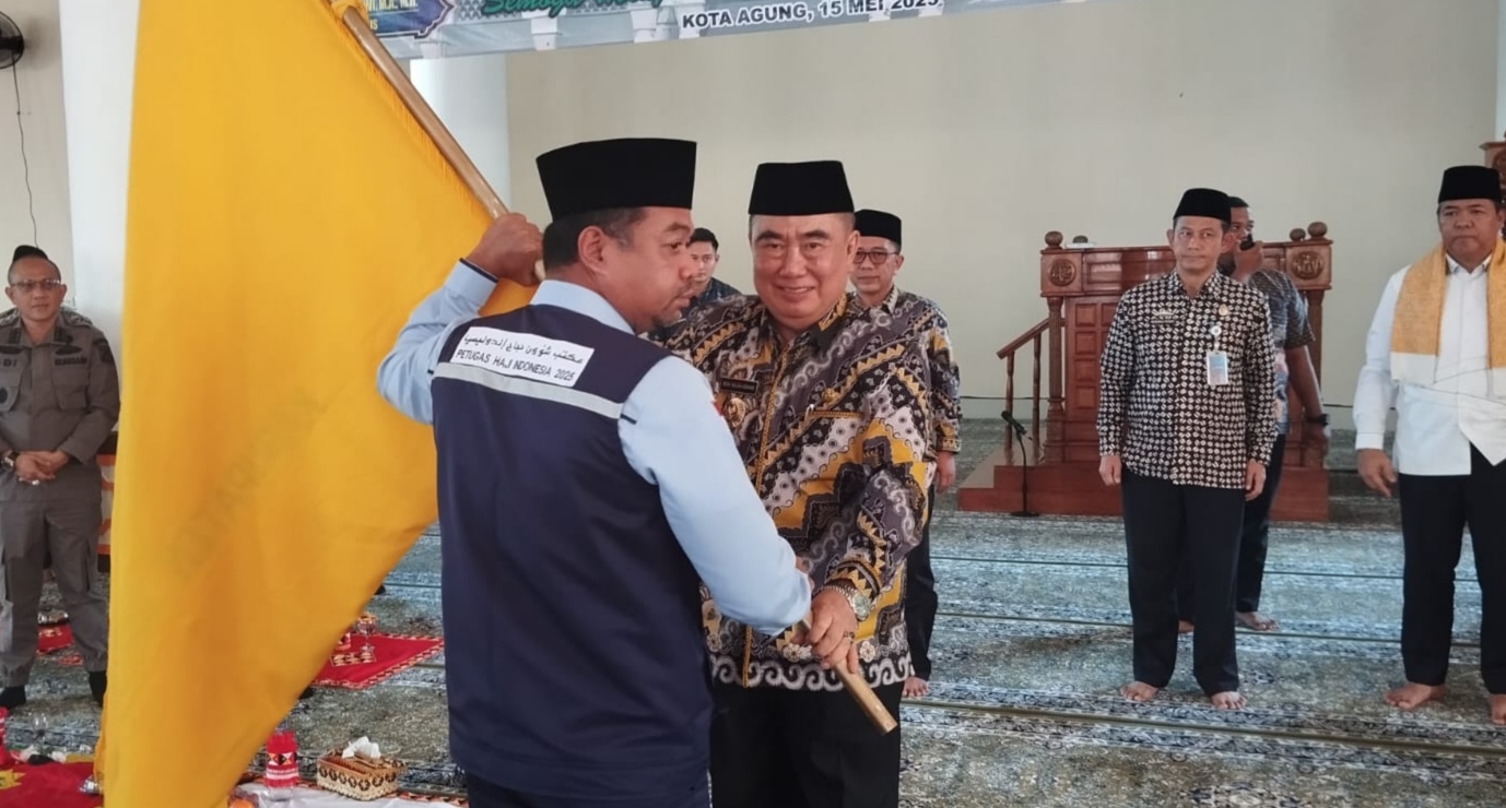 Lepas 412 CJH Tanggamus, Bupati Berdoa Jadi Perjalanan Haji yang Penuh Berkah 