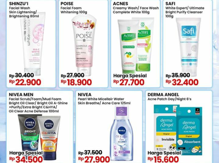 Promo Indomaret Lampung Spesial Perawatan Wajah Glowing, Dapatkan Diskon Facial  Wash Mulai Rp  27 Ribu