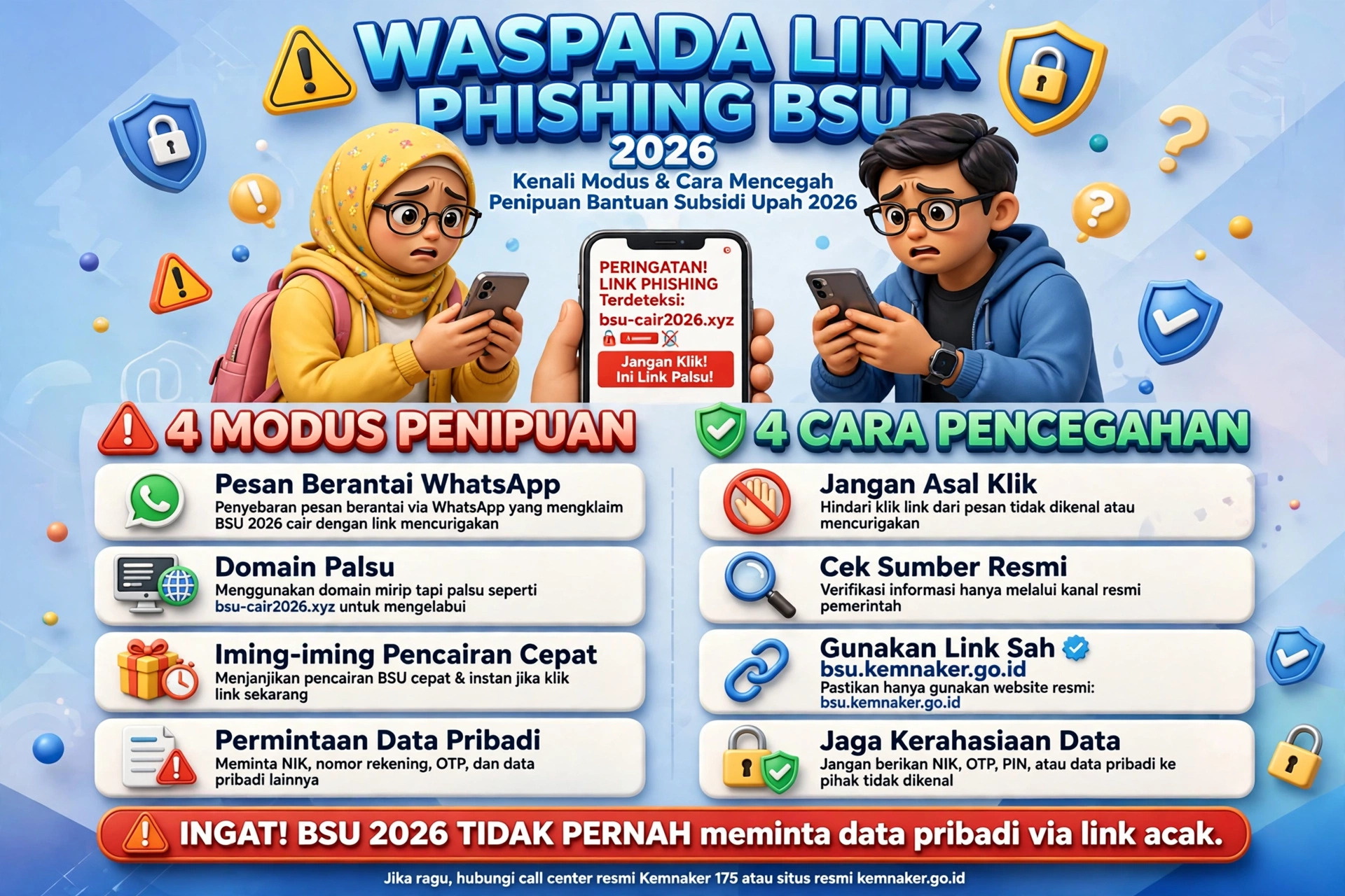 Beredar Luas Link Phishing BSU 2026, Kenali Modus Penipuannya Supaya Tidak Kecolongan