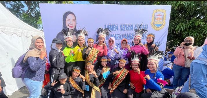 Mahasiswa Teknokrat Sapu Bersih Juara Lomba Senam Kreasi Tabola Bale se-Bandar Lampung