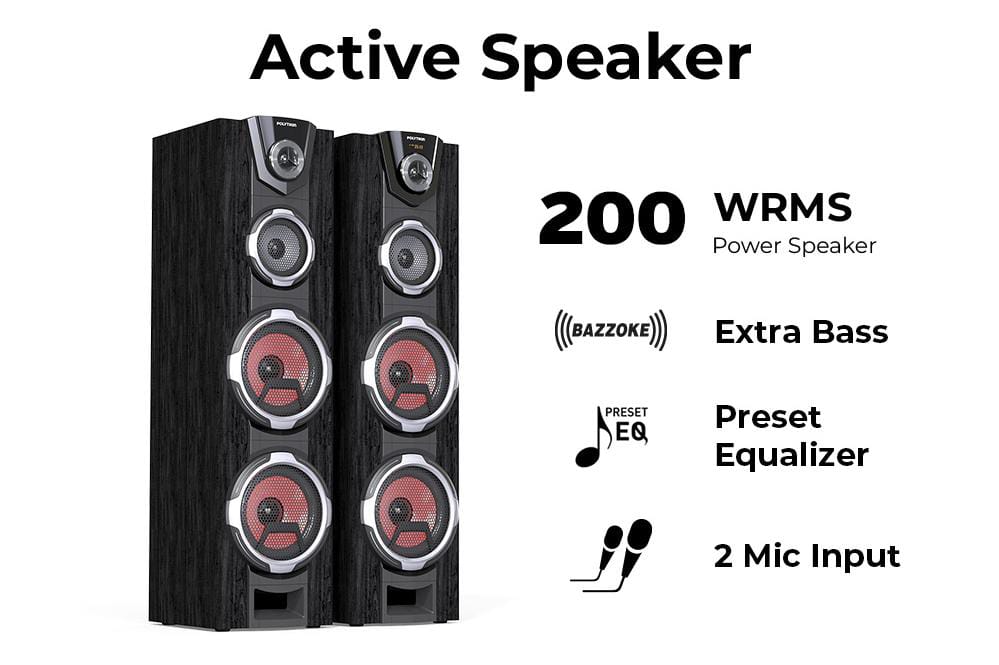 Speaker Aktif Polytron 8FF22 Bass Jernih, Intip Spesifikasinya 