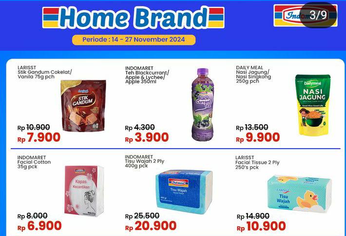 Nikmati Promo Home Brand Indomaret, Ada Diskon Nasi Jagung Rp 9 Ribu