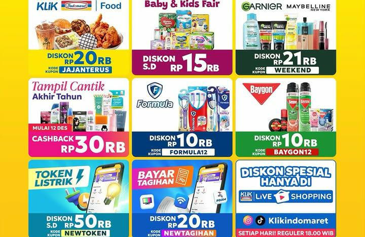 Serbu Promo Kupon Indomaret Akhir Pekan, Dapatkan Cashback Belanja Online Super Murah Sampai Rp 30 Ribu