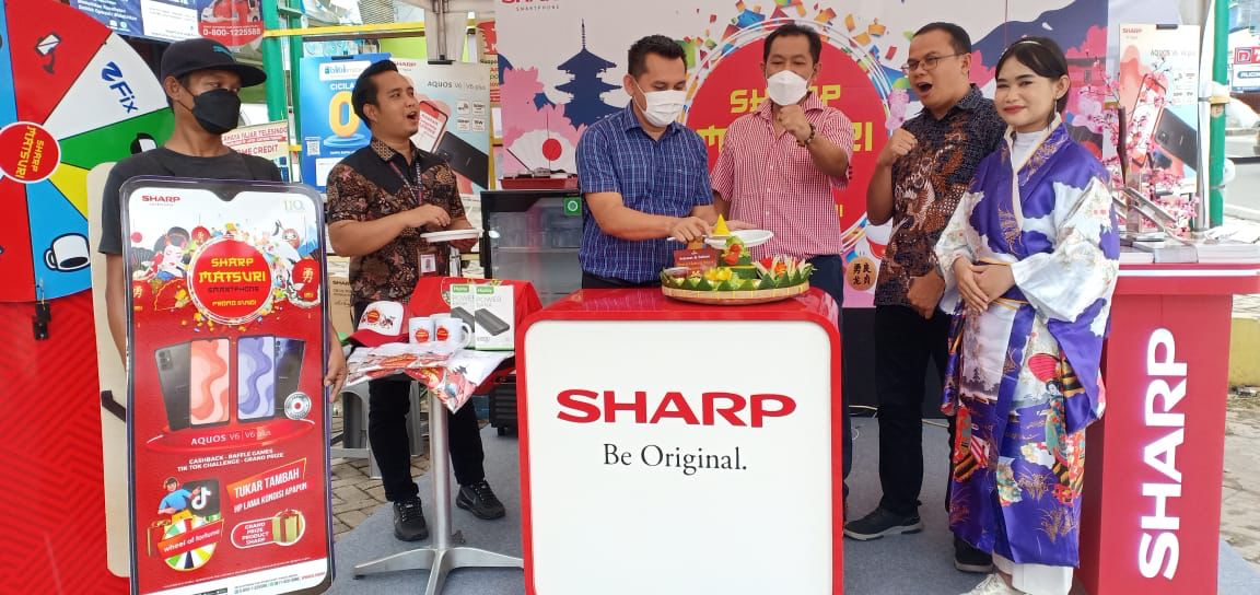 Gandeng Cahaya Fajar Telesindo, Gelar SHARP Matsuri Smartphone Promo Sugoi