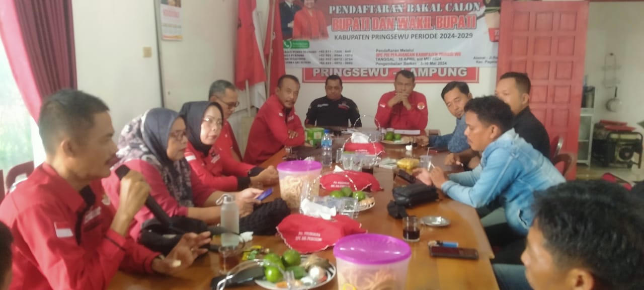 Catat ya! Hanya 14 Bacalon Kada dan Wakada yang Lolos di PDIP Pringsewu Lampung, Ini Sebabnya