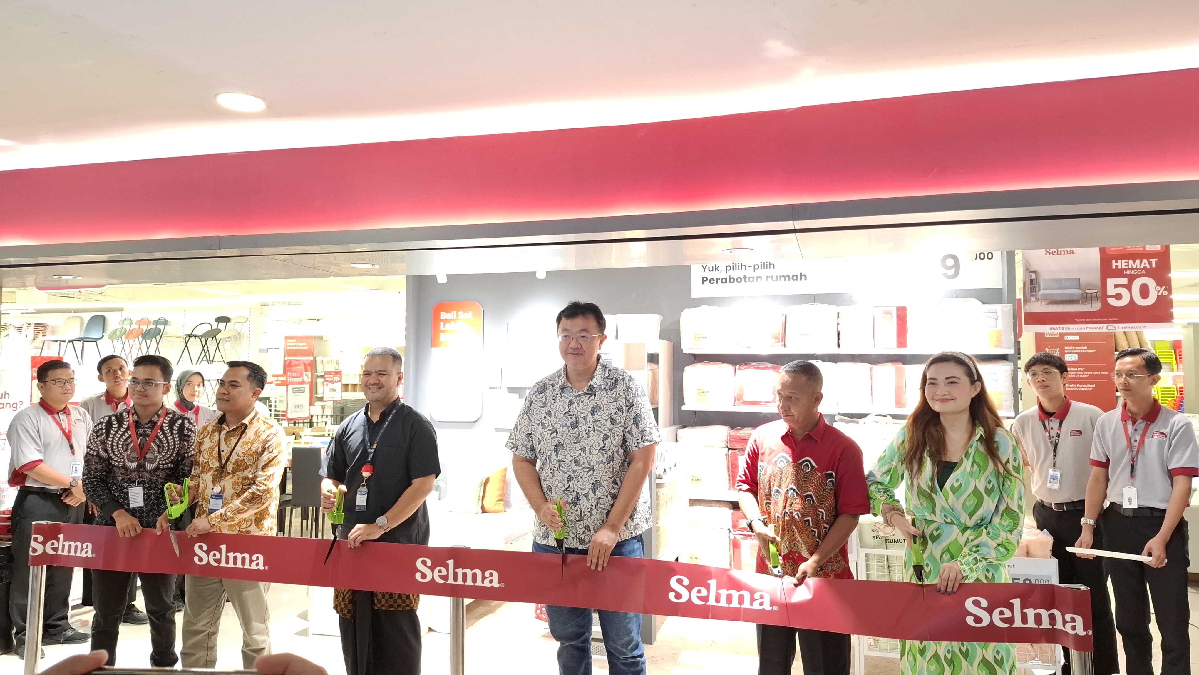 SELMA Buka Gerai di Mal Kartini Lampung, Tawarkan Solusi Hemat Isi Rumah
