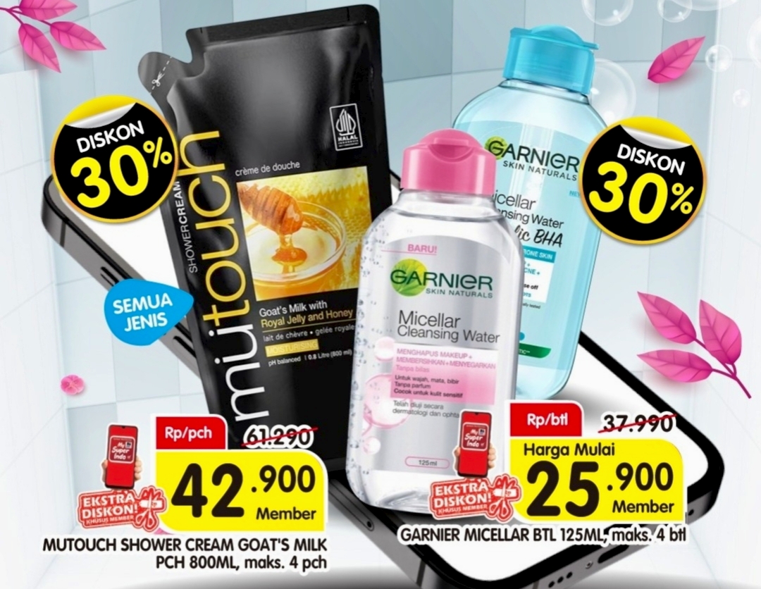 Jadi Member Superindo Untung Banyak, Dapatkan harga hemat Self Care Diskon 30 persen