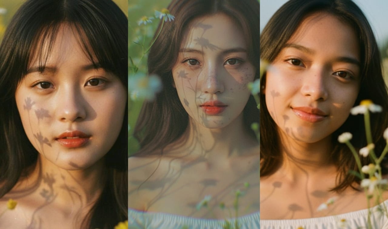 Prompt Gemini AI Untuk Hasilkan Foto Sinematik Close-Up Dreamy Floral