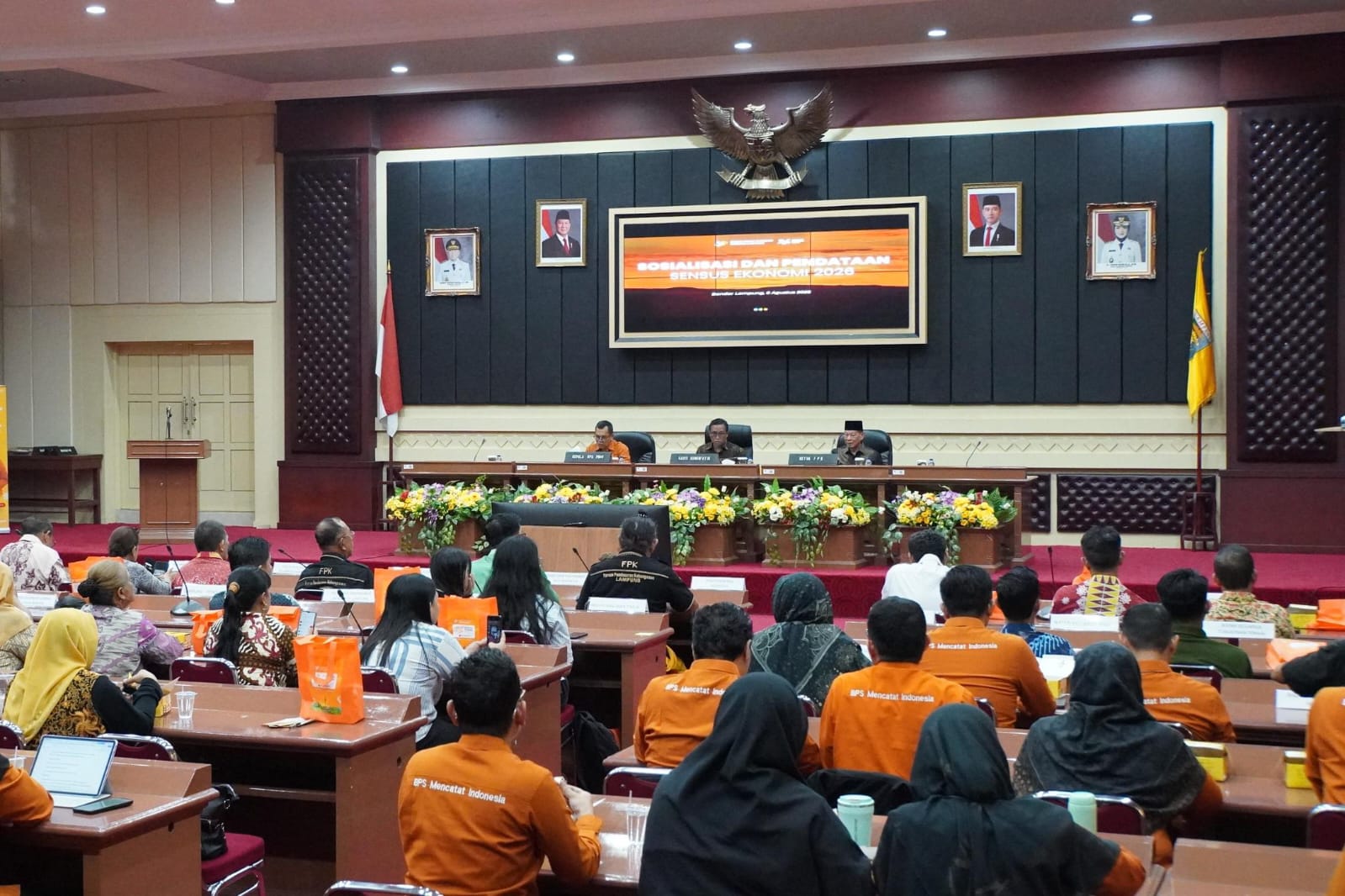 Pendataan Sensus Ekonomi 2026 di Lampung Capai 88 Persen, Ditarget Rampung 17 Agustus