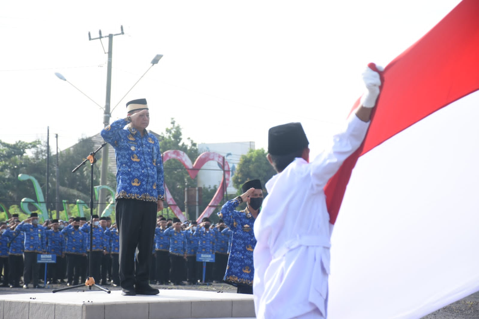 Bupati Lampung Timur Pimpin Upacara Peringatan ke-94 Hari Sumpah Pemuda 