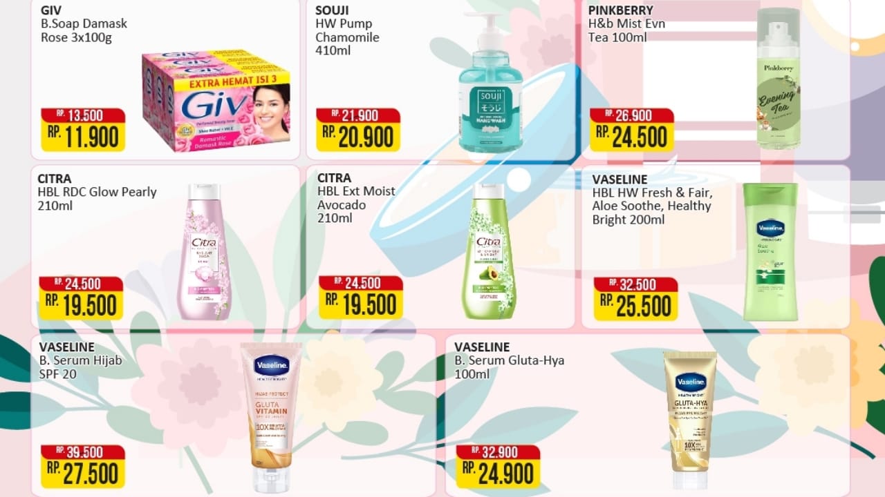 Promo Body Care Fair Alfamart, Tampil Glowing Maksimal Tanpa Bikin Dompet Merana di Akhir Bulan