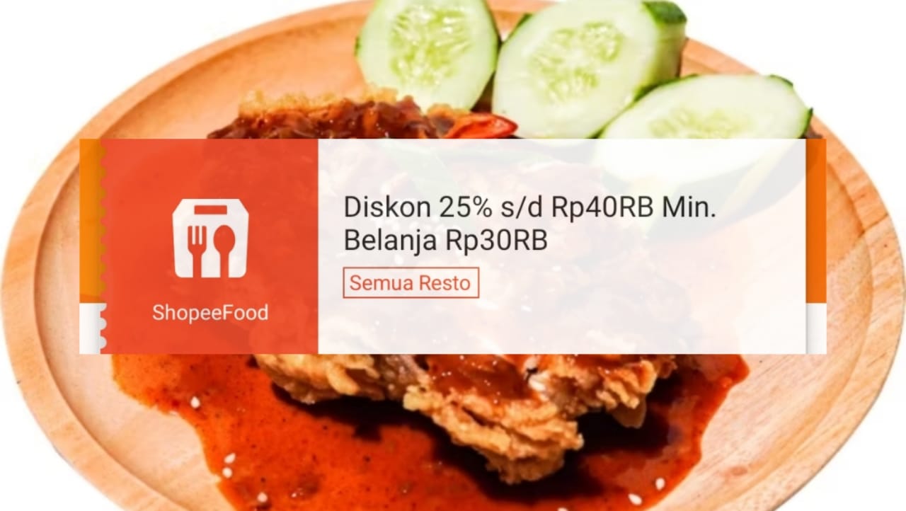 Diskon Rp40 Ribu Untuk Setiap Pembelian Makanan dan Minuman Lezat di ShopeeFood, Klaim Vouchernya!