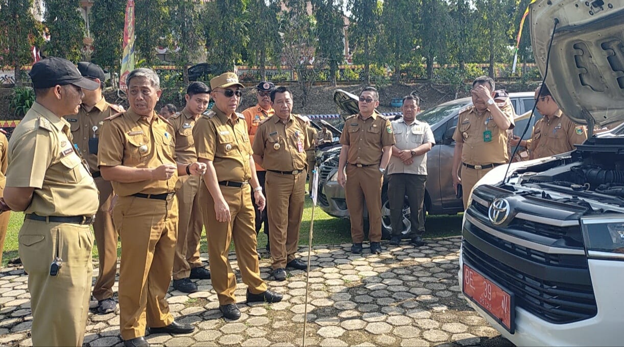 Apel Randis, Pemkab Tanggamus Lampung Cek Kelayakan 239 Kendaraan Dinas 