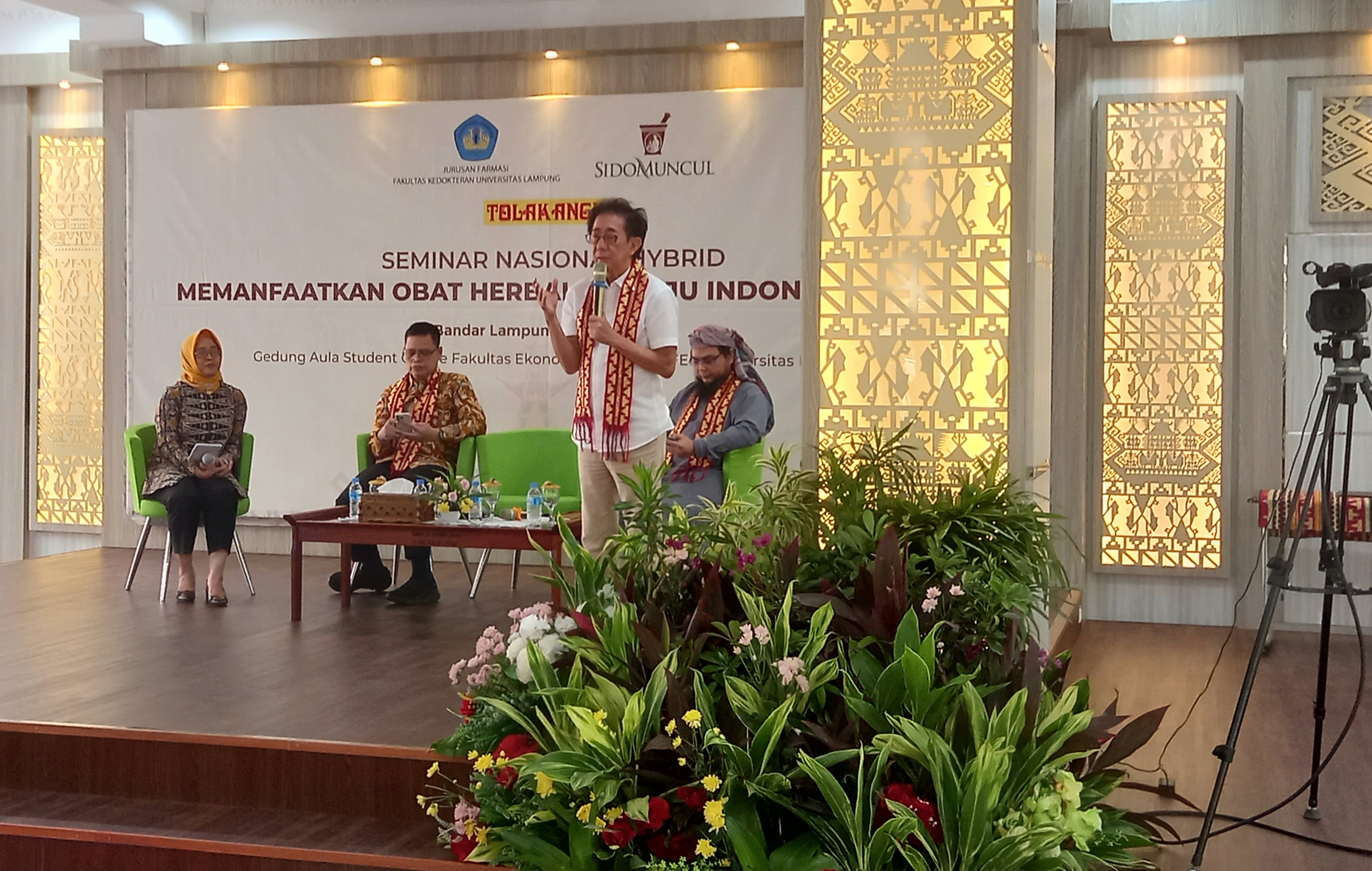 Sidomuncul Gelar Seminar Pemanfaatan Obat Herbal Menuju Indonesia Sehat di Unila