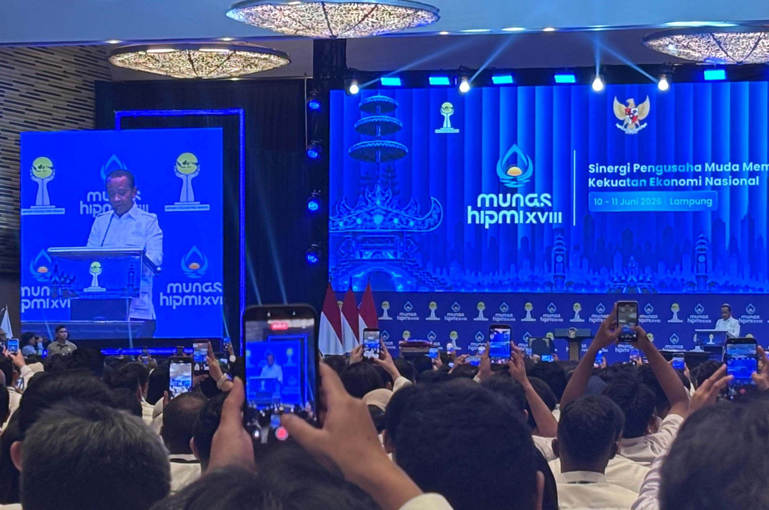 Bahlil Tegaskan Munas HIPMI Harus Hasilkan Tiga Keputusan Strategis
