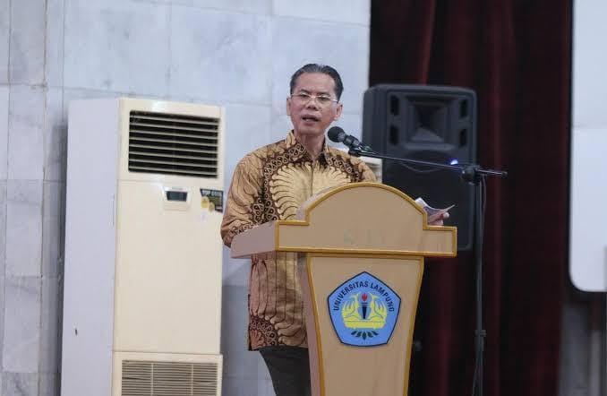 Prof. Hamzah Guru Besar Ilmu Hukum Universitas Lampung Soroti Vonis Hukuman Eks Sekretaris Daerah Pringsewu