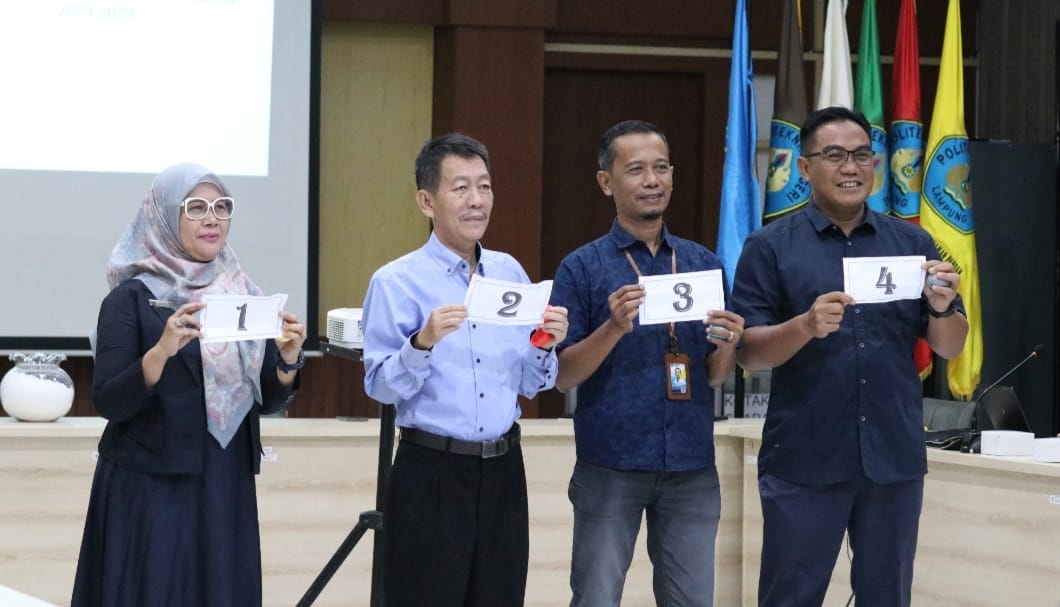 Perkuat Pendidikan Vokasi Unggul, Polinela Siapkan Calon Direktur Polinela 2025 - 2029, Berikut Nomor Urutnya,