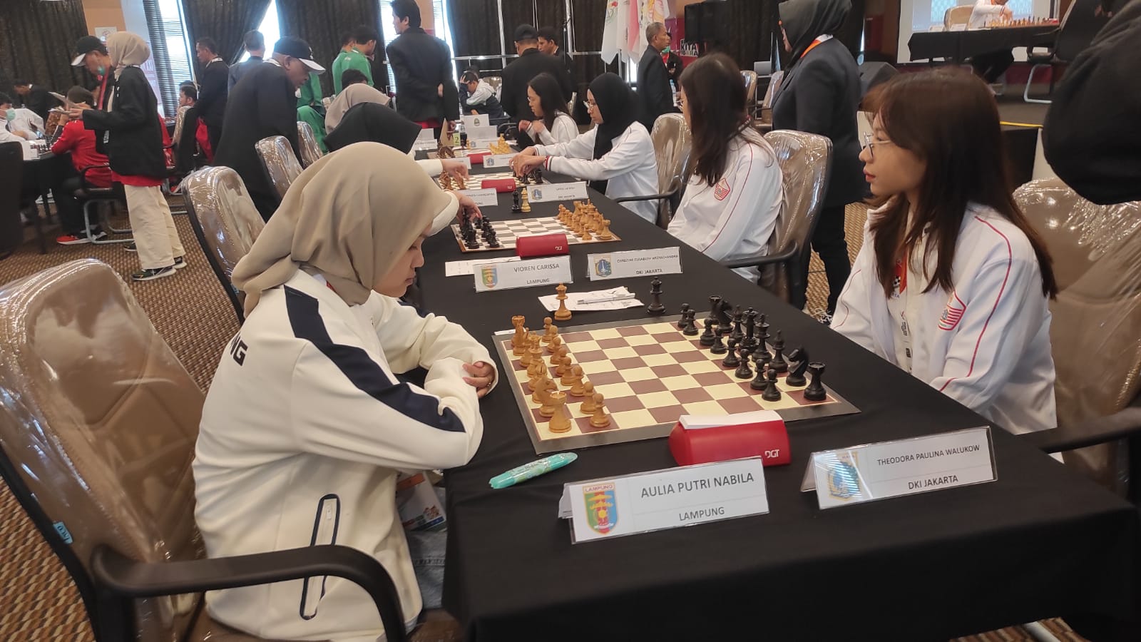 Tim Beregu Putri Lampung Optimis di Catur Standar usai Gagal di Catur Cepat