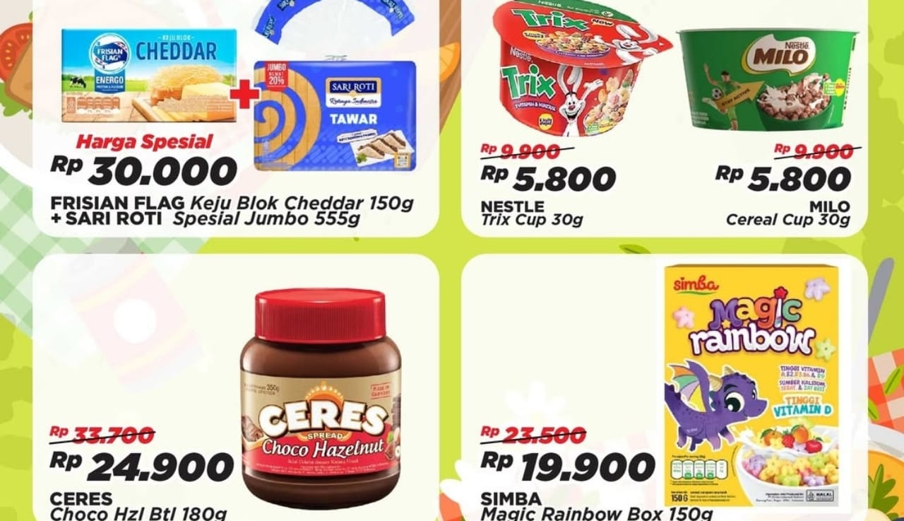 Pagi Ceria Dengan Promo Sarapan Hemat di Alfamart, Ada Diskon Hingga 40 Persen! Ini Produknya
