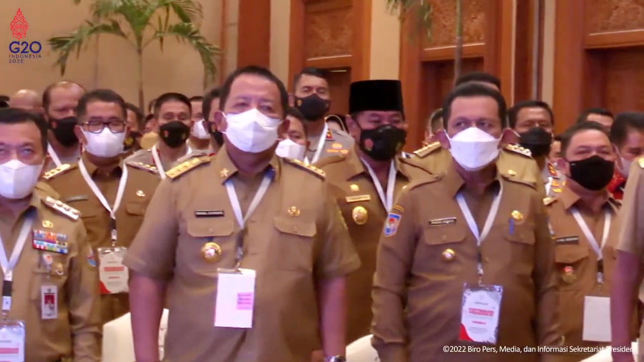 Gubernur Lampung : Presiden Ajak Gunakan APBD untuk Produk Lokal dan Ajak Wisata Dalam Negeri