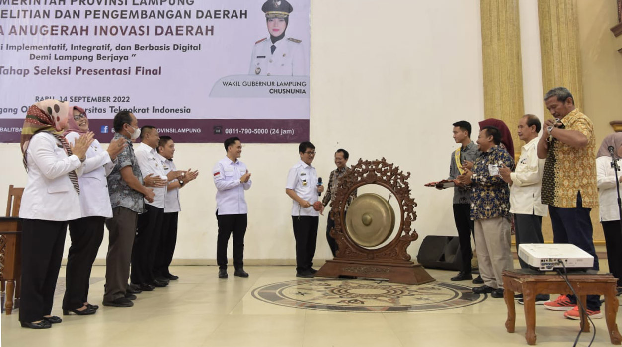 Balitbangda Lampung Tunjuk UTI Jadi Tuan Rumah Lomba Inovasi Daerah 