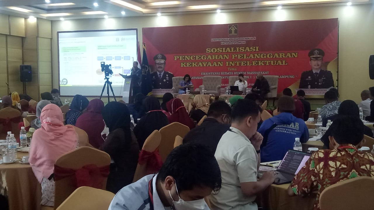 Kemenkumham Lampung Sosialisasi Tentang Pencegahan Pelanggaran Kekayaan Intelektual
