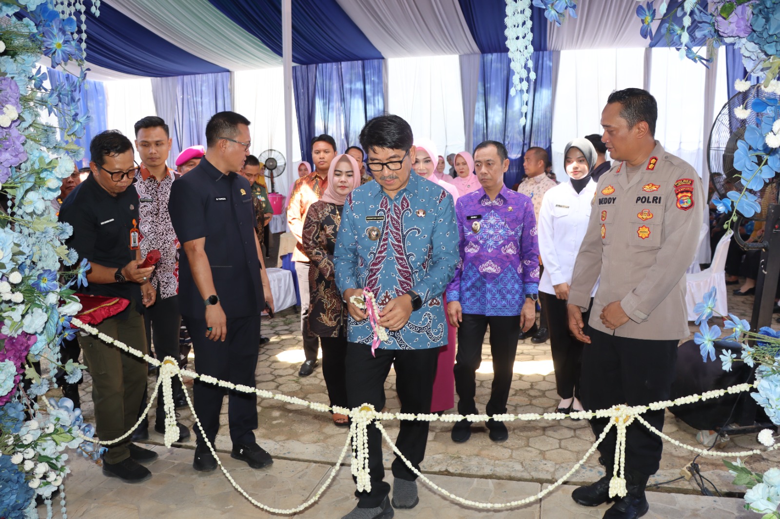 Dukung MBG, Polres Lampura Grand Opening Satuan Pelayanan Pemenuhan Gizi