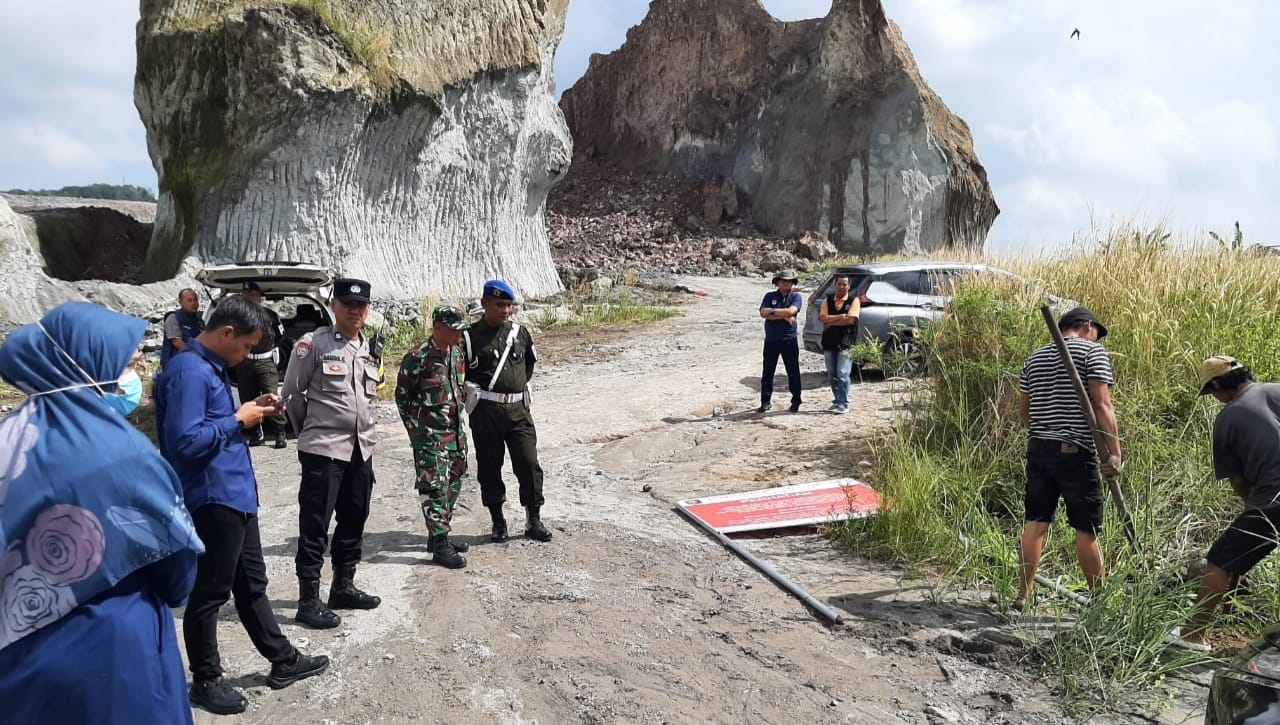 Lagi, Pemprov Lampung Segel Aktivitas Pengerukan Bukit