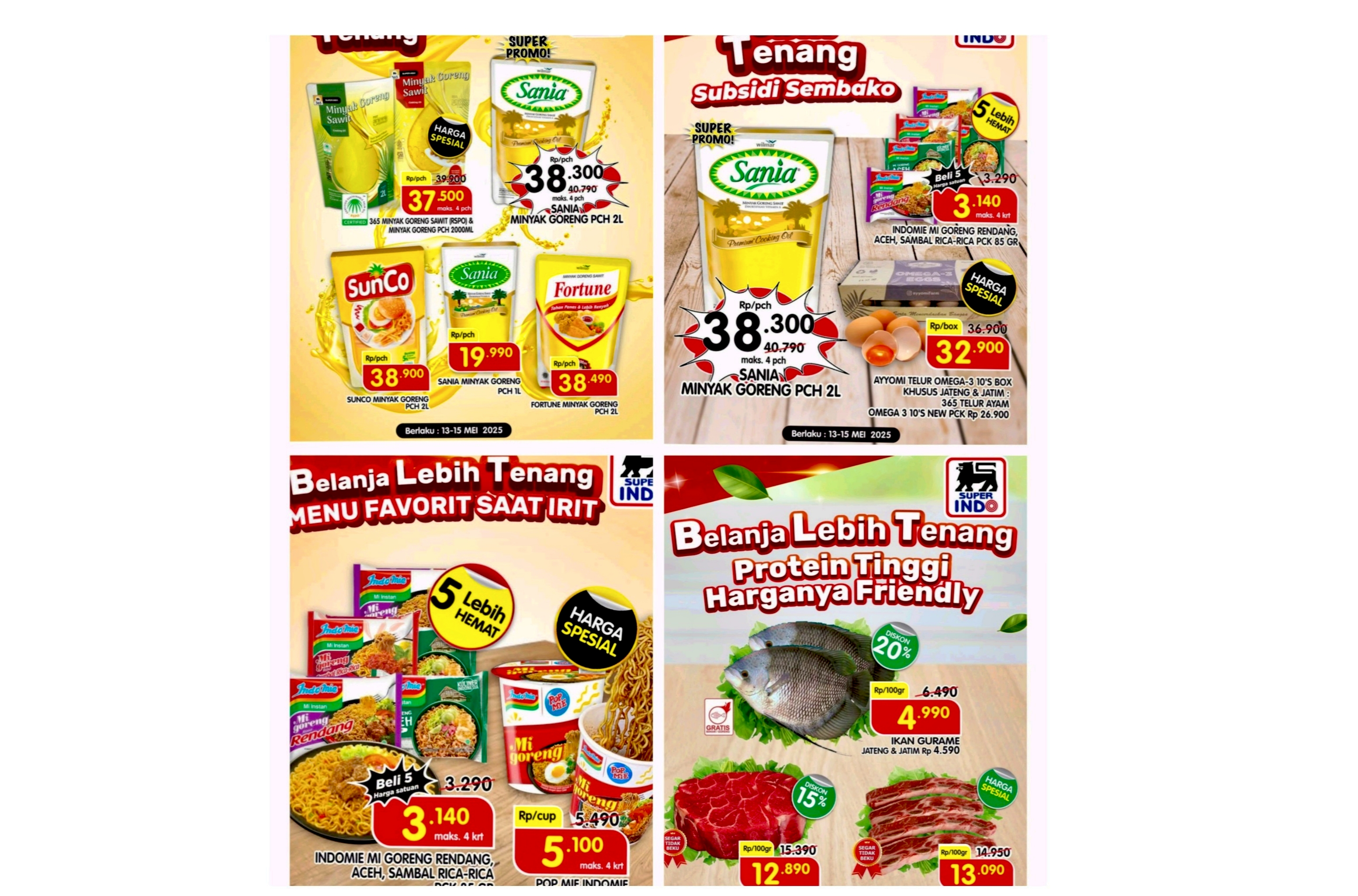 Hari Terakhir, Banjir Promo Minyak Goreng Di Superindo, Mulai harga Rp 19 Ribu 