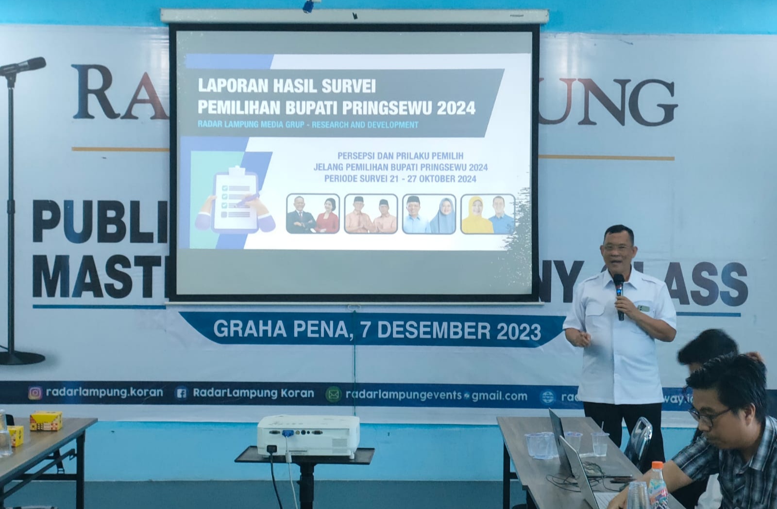 Peta Elektoral Pilgub Lampung 2024, Kejutan Pringsewu, Mirza - Jihan Kuasai 68 Persen 