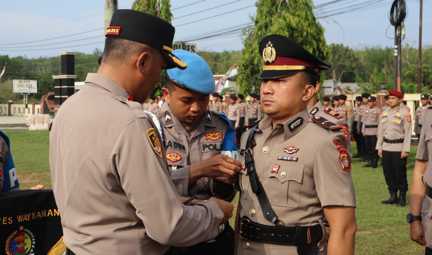 Alih Tugas Dalam Mutasi Polri, Ini Daftar  PJU dan Kapolsek Baru di Polres Way Kanan  