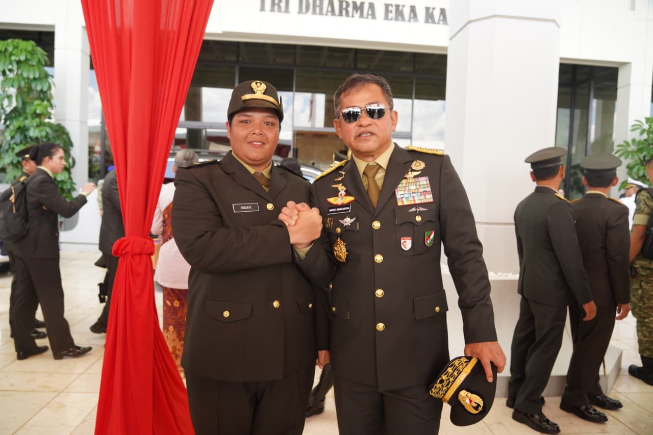 Keren! Atlet Judo Lampung Indah Permatasari Resmi Dilantik Menjadi Perwira TNI