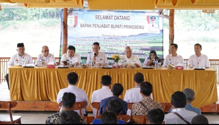 Daerah Penghasilan Beras, Pringsewu Lampung Butuh Dukungan Sarpras