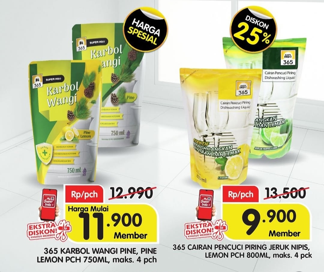 Budget Minimal Bersih Maksimal Bersama Promo Superindo, Serbu Belanja Murah Deterjen dan Karbol