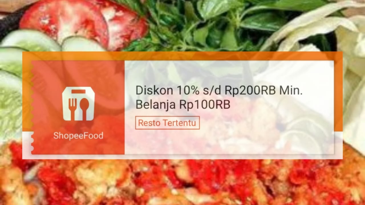 Makan Siang Makin Kenyang Dengan Diskon Sampai Rp200 Ribu di ShopeeFood, Klaim Vouchernya!