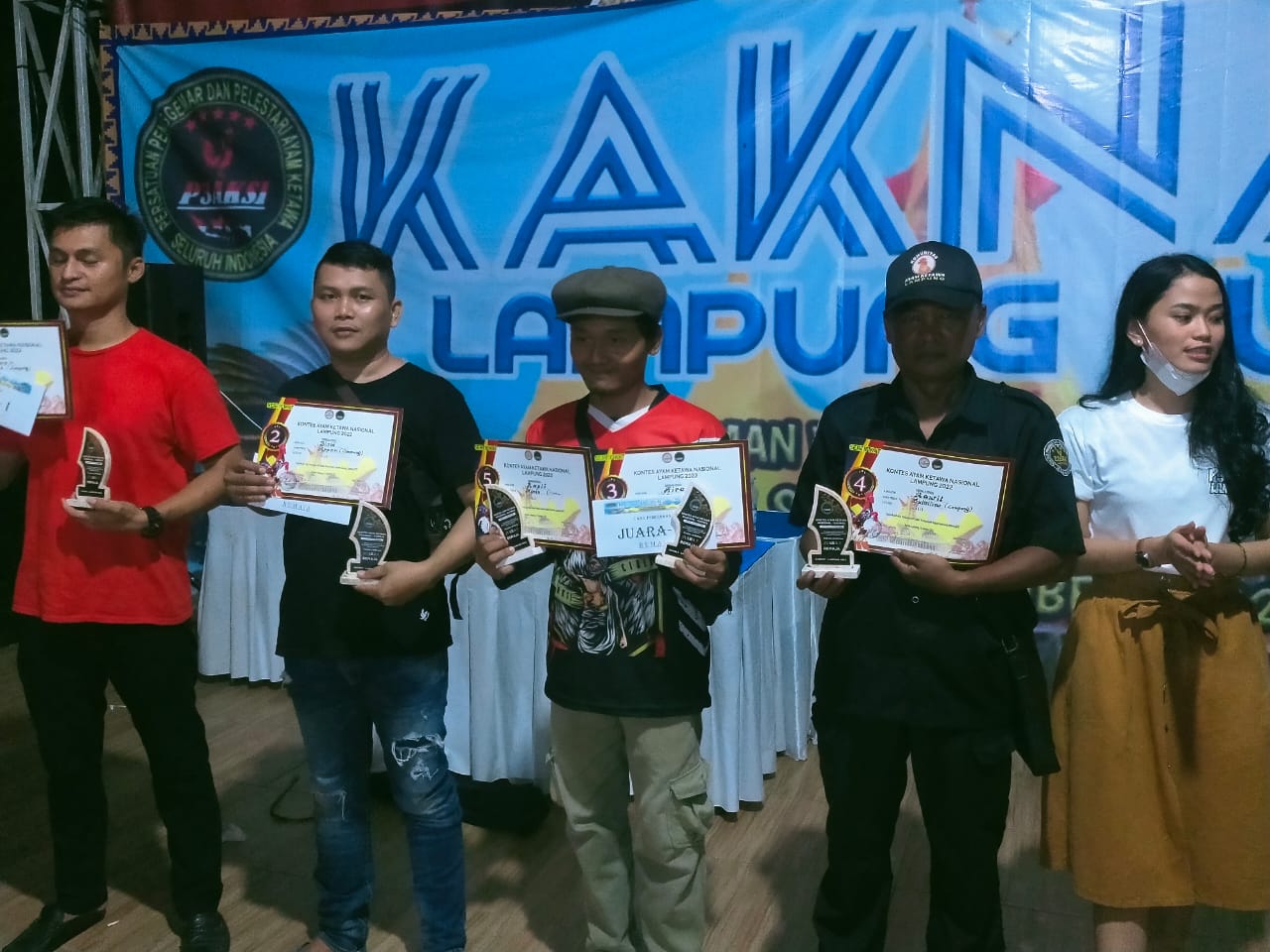 Lestarikan Ayam Ketawa Sebagai Ayam Asli Indonesia, P3AKSI Lampung Gelar Kaknas Lampung Cup V