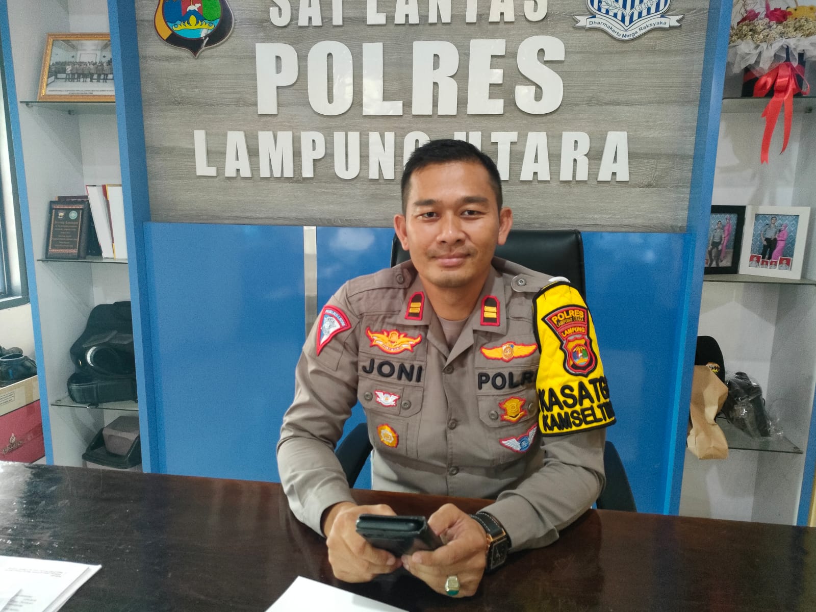 Fokus 5 Lokasi, Satlantas Polres Lampung Utara Tindak 358 Pelanggar
