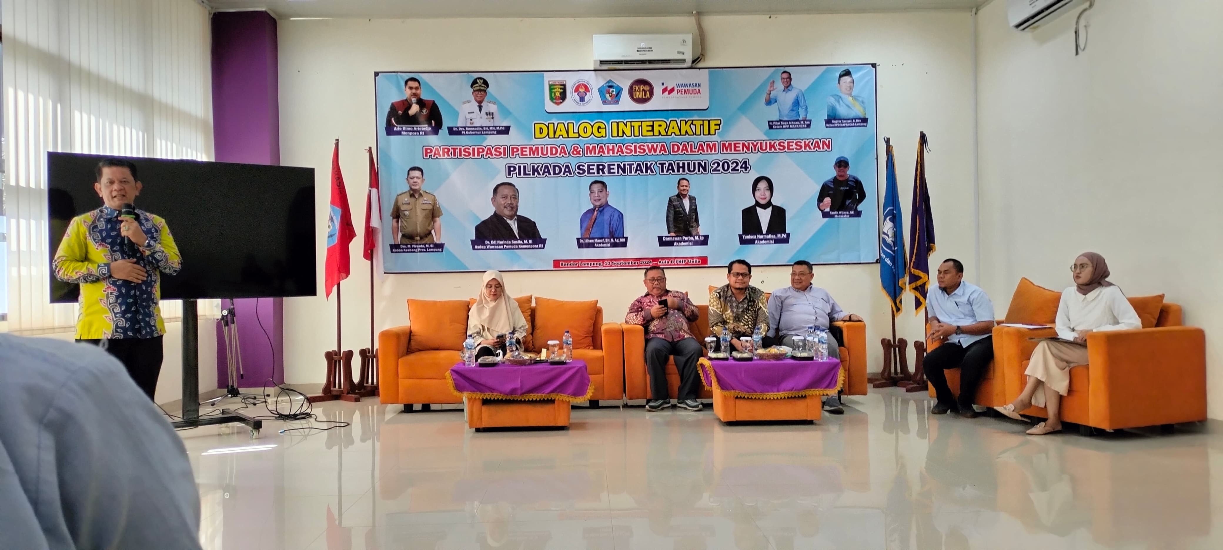 Gelar Dialog Interaktif, Mapancas Lampung Harapkan Mahasiswa Melek Pilkada Serentak 